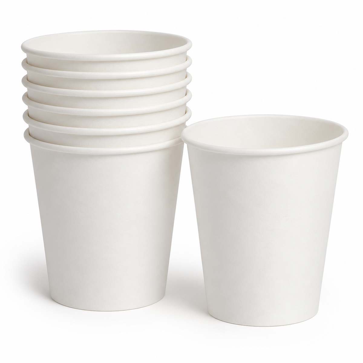 Hartpapierbecher weiß, 180 ml