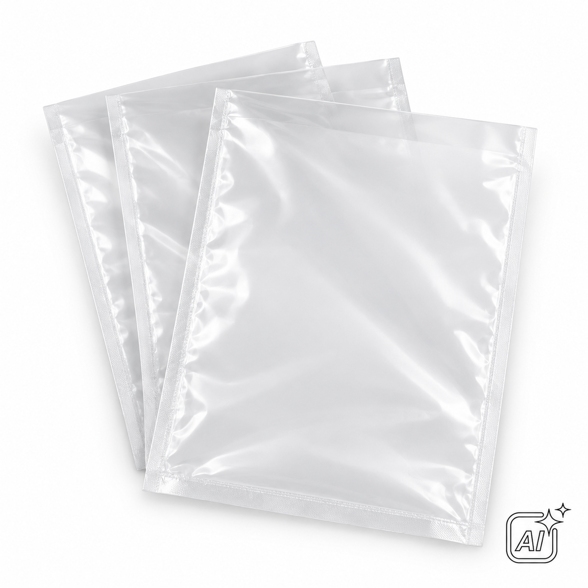 Vakuumbeutel 200 × 300 mm – KI-Symbolbild, exemplarische Darstellung