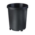 Großpapierkorb MOBIL schwarz, 50 l – Original-IFF