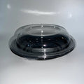 Salatschale schwarz, 750 ml, mit transparentem Deckel – Original-IFF