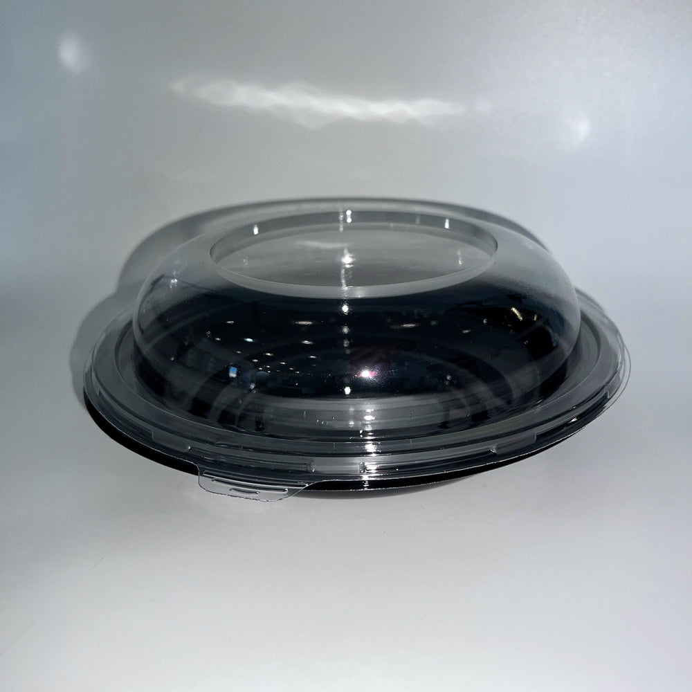 Salatschale schwarz, 750 ml, mit transparentem Deckel – Original-IFF