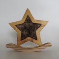 Deko-Stern braun, Höhe ca. 20 cm – Original-IFF