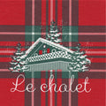 Françoise Paviot Airlaid Servietten "CHALET" 40 × 40 cm – Original-IFF-Produktbild