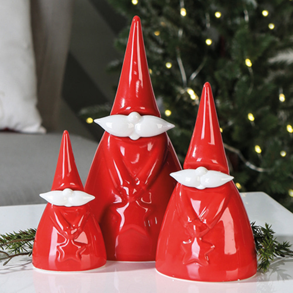 Santa "Paule" * Porzellan rot H:12cm