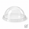 APET-Domdeckel transparent ohne Loch, Ø 95 mm – KI-Symbolbild, exemplarische Darstellung