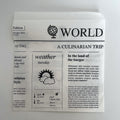 Snackbeutel Newspaper 15 × 16 cm weiß perga – Original-IFF-Produktbild