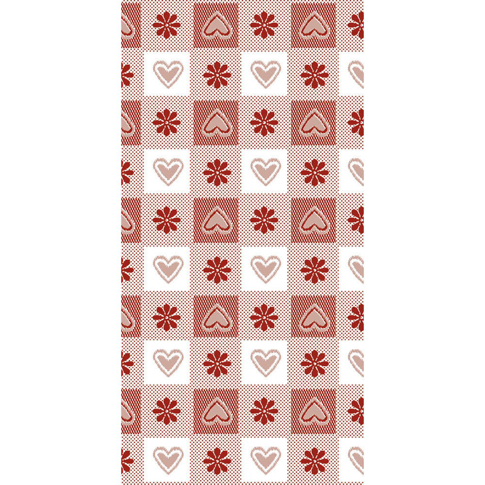 Ventidue Bio-Spunlaid-Mitteldecken TIROL amaranto, 100 × 100 cm – Original-IFF