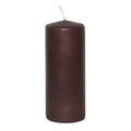Stumpenkerze Siena braun, 200 × 80 mm, ca. 87 Stunden – Original-IFF-Produktbild
