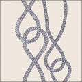 Françoise Paviot Airlaid Servietten "CORDAGE blau" 40 × 40 cm – Original-IFF-Produktbild