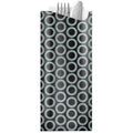 Pochetta Fit CIRCLES black 8,5x19cm   