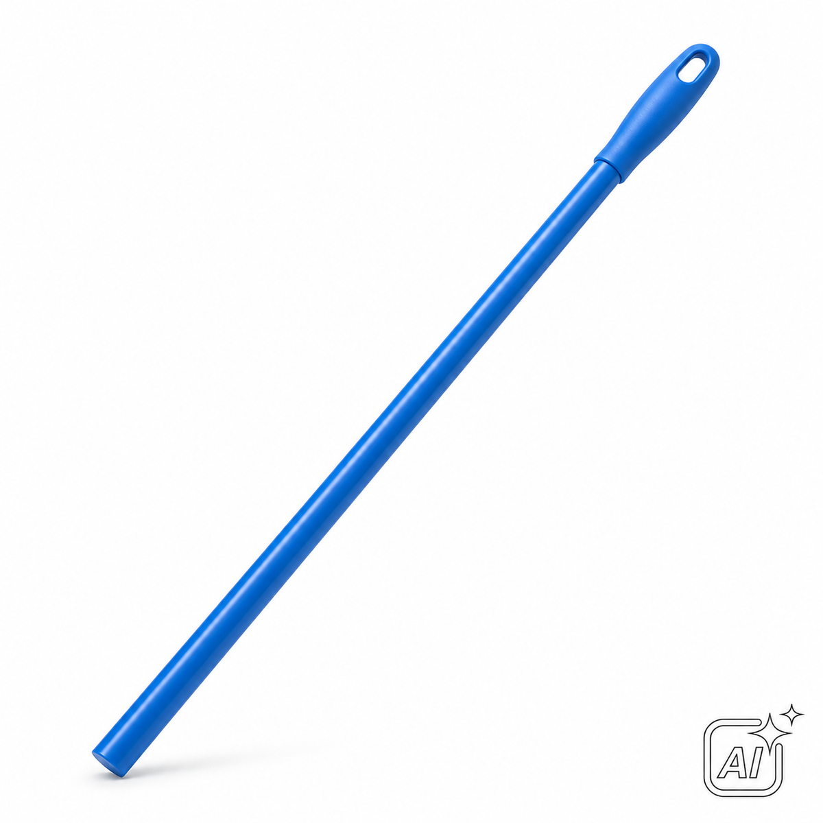 Stiel für Bürste 205 mm, hart, blau – KI-Darstellung