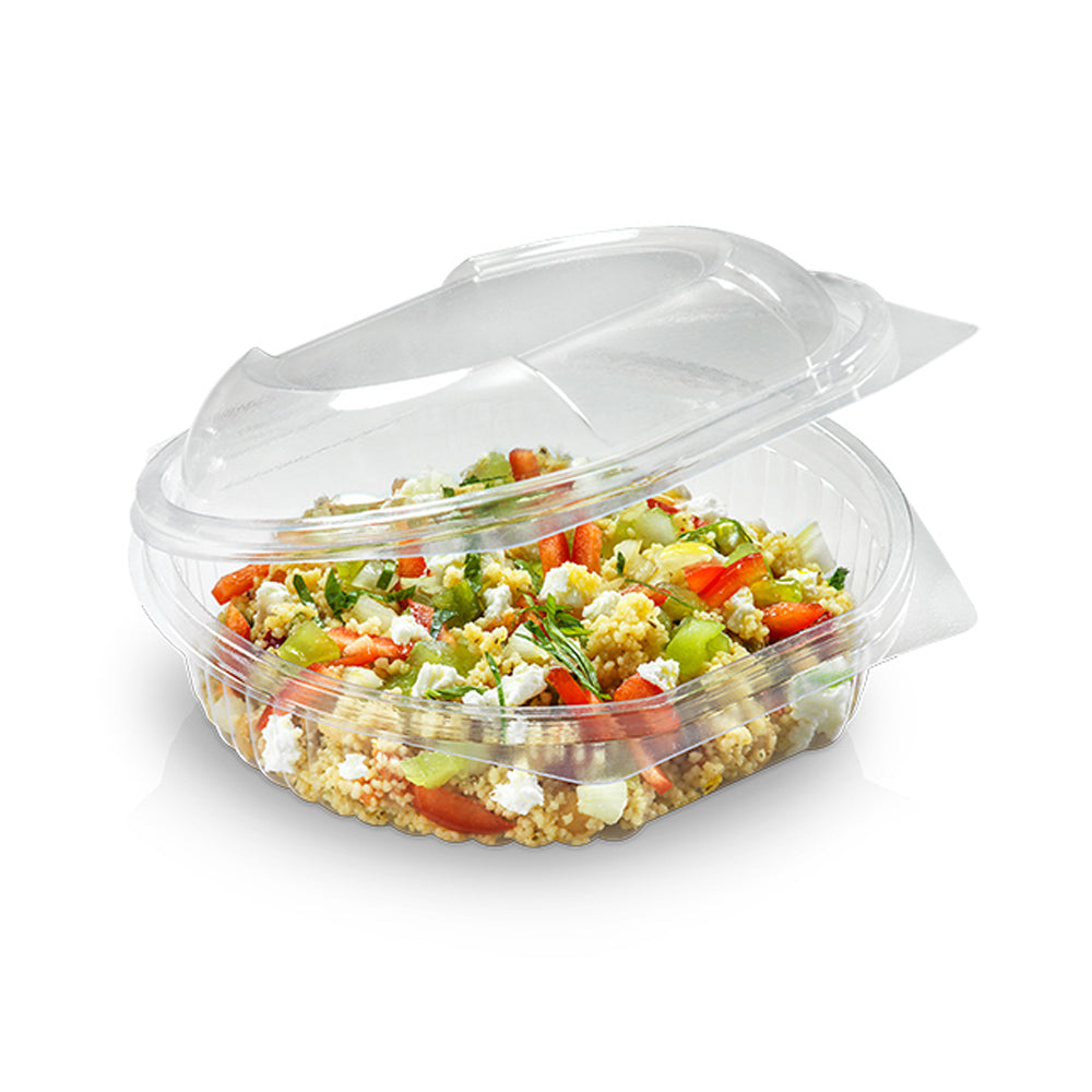 PLA-Salatschale mit Klappdeckel, 1.000 ml – Original-IFF