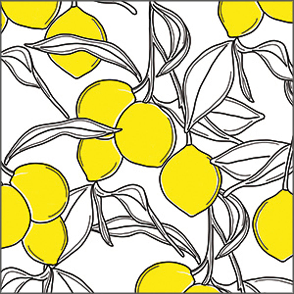 Françoise Paviot Airlaid Servietten "CITRONNIER" 40 × 40 cm – Original-IFF-Produktbild