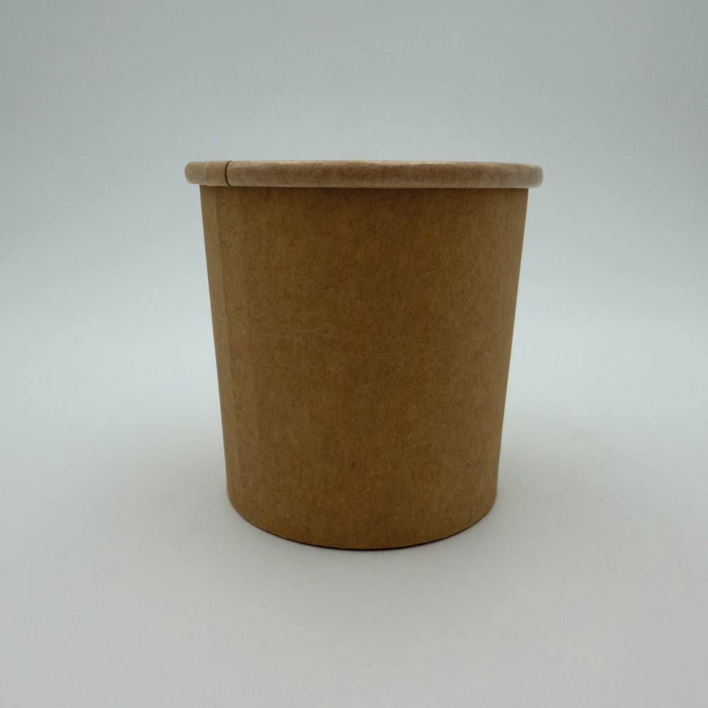 Müslibecher Kraft mit PLA-Beschichtung 360 ml – Original-IFF-Produktbild