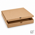 Pizzakarton braun 28 × 28 × 4 cm ohne Druck – KI-Symbolbild, exemplarische Darstellung