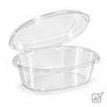 Salatschale Klappbox oval 750 ml R-PET B04 – KI-Symbolbild, exemplarische Darstellung