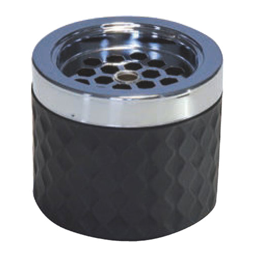 APS Windaschenbecher aus gefrostetem Glas, schwarz, Ø 9,5 cm – Original-IFF-Produktbild