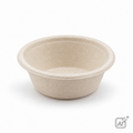 Bagasse-Portionsschälchen rund, 45–60 ml – KI-Darstellung