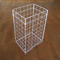 Weißer Abfallkorb aus Drahtgeflecht, 60 x 36 x 26 cm – Original-IFF-Produktbild