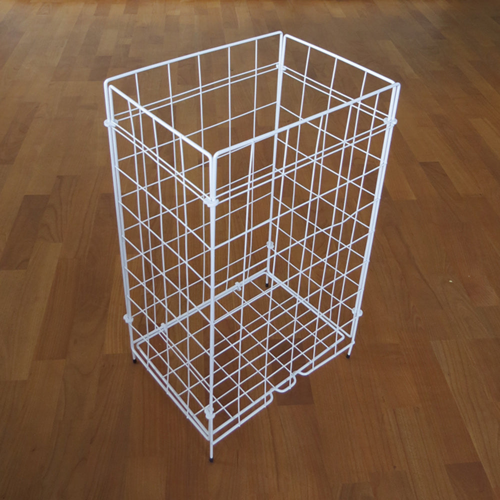 Weißer Abfallkorb aus Drahtgeflecht, 60 x 36 x 26 cm – Original-IFF-Produktbild
