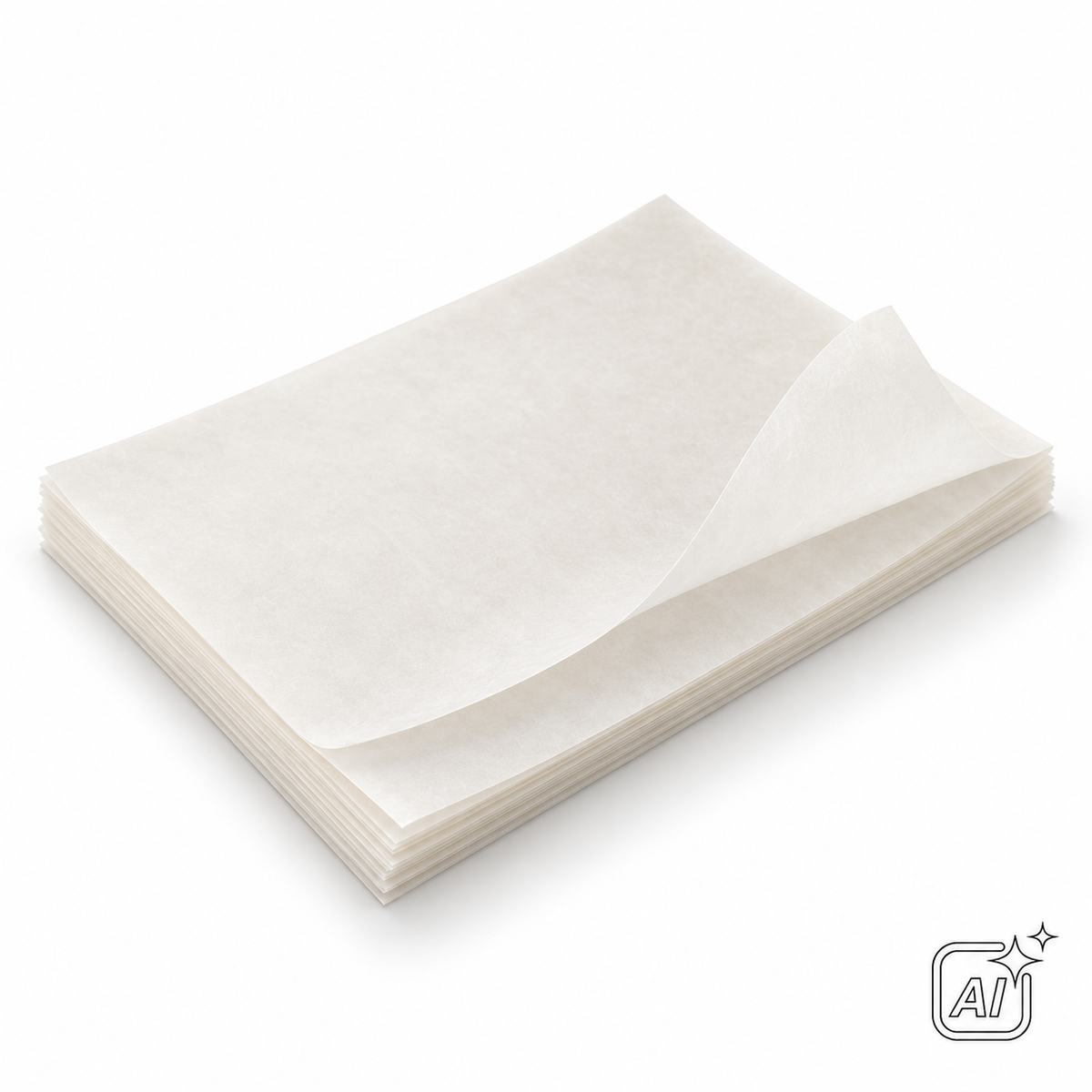 Pergament Ersatz 1/8-Bogen ca. 25 × 37,5 cm – KI-Symbolbild, exemplarische Darstellung