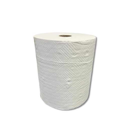 Handtuchrolle 2-lagiges Tissue 20,5cm breit weiß