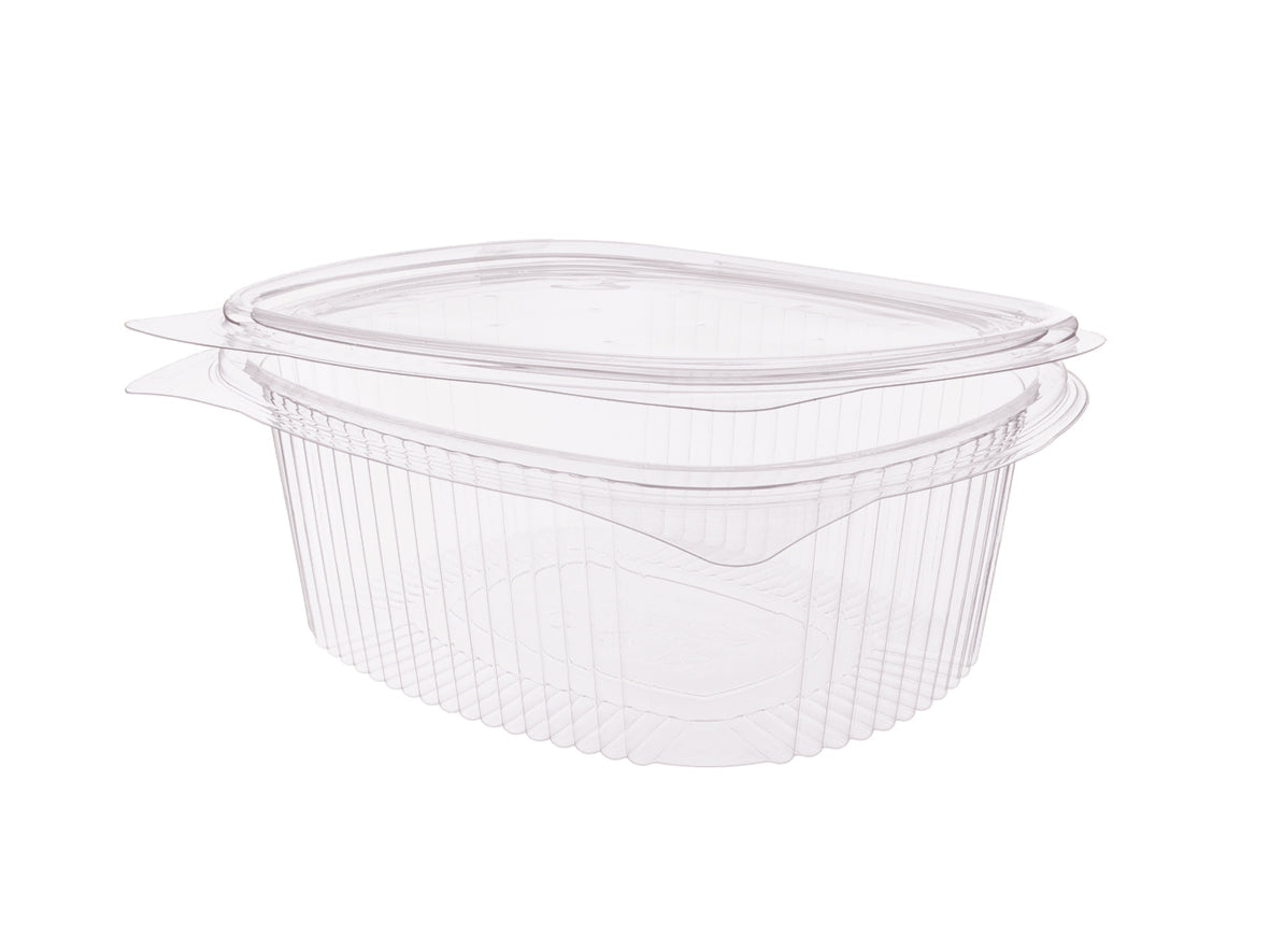 Salatschalen mit Klappdeckel B05 transparent, 1.000 ml – Originalfoto B05