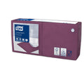 Tork Tissue-Servietten UNI violett 24x24 cm, 2-lagig, 1/4-Falz – Original-Tork-Packungsbild