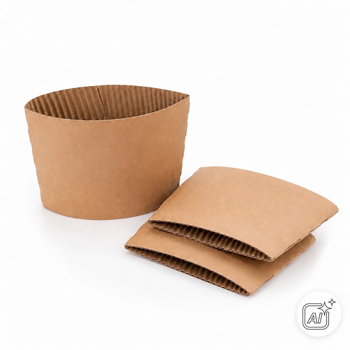 Kartonmanschetten für Ersatzdoppelwandbecher 0,3