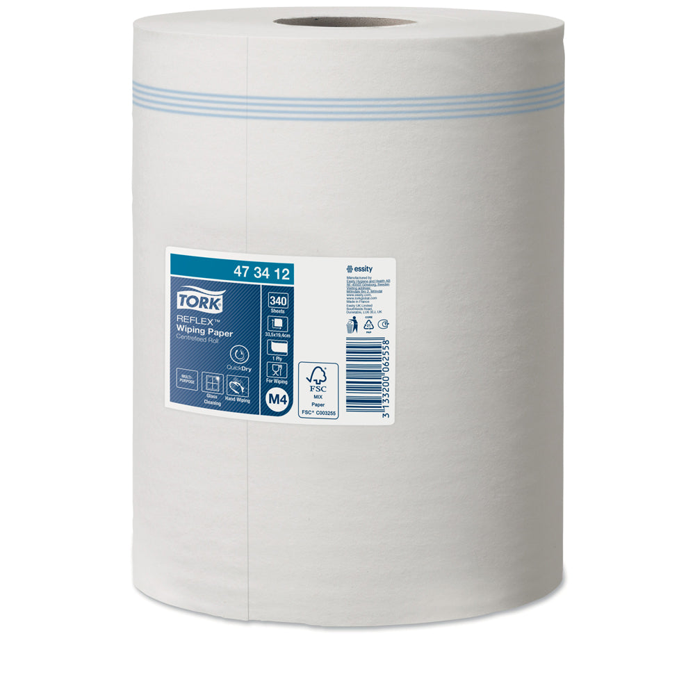Tork Reflex Mehrzweck-Papierwischtücher M4 weiß, 1-lagig – Original-IFF