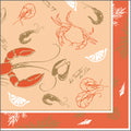 Mank Airlaid-Servietten LES FRUITS DE MER 40 × 40 1/4-Falz 60grA – Original-IFF-Produktbild