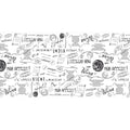 Mank Airlaid-Tischläufer SCRIPT schwarz, 40 cm × 24 m – Original-IFF