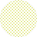 Mank Deckchen ANTONIA-PUNKTE lime 90 mm rund Tissue+FK – Original-IFF-Produktbild