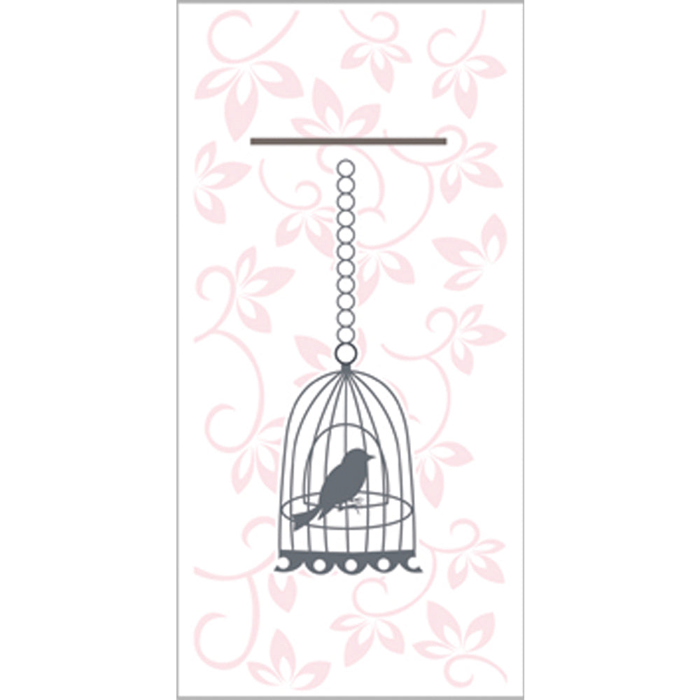 Mank Pocket Napkins ALICE rosa-grau 40 × 40 1/8-Falz Airlaid – Original-IFF-Produktbild