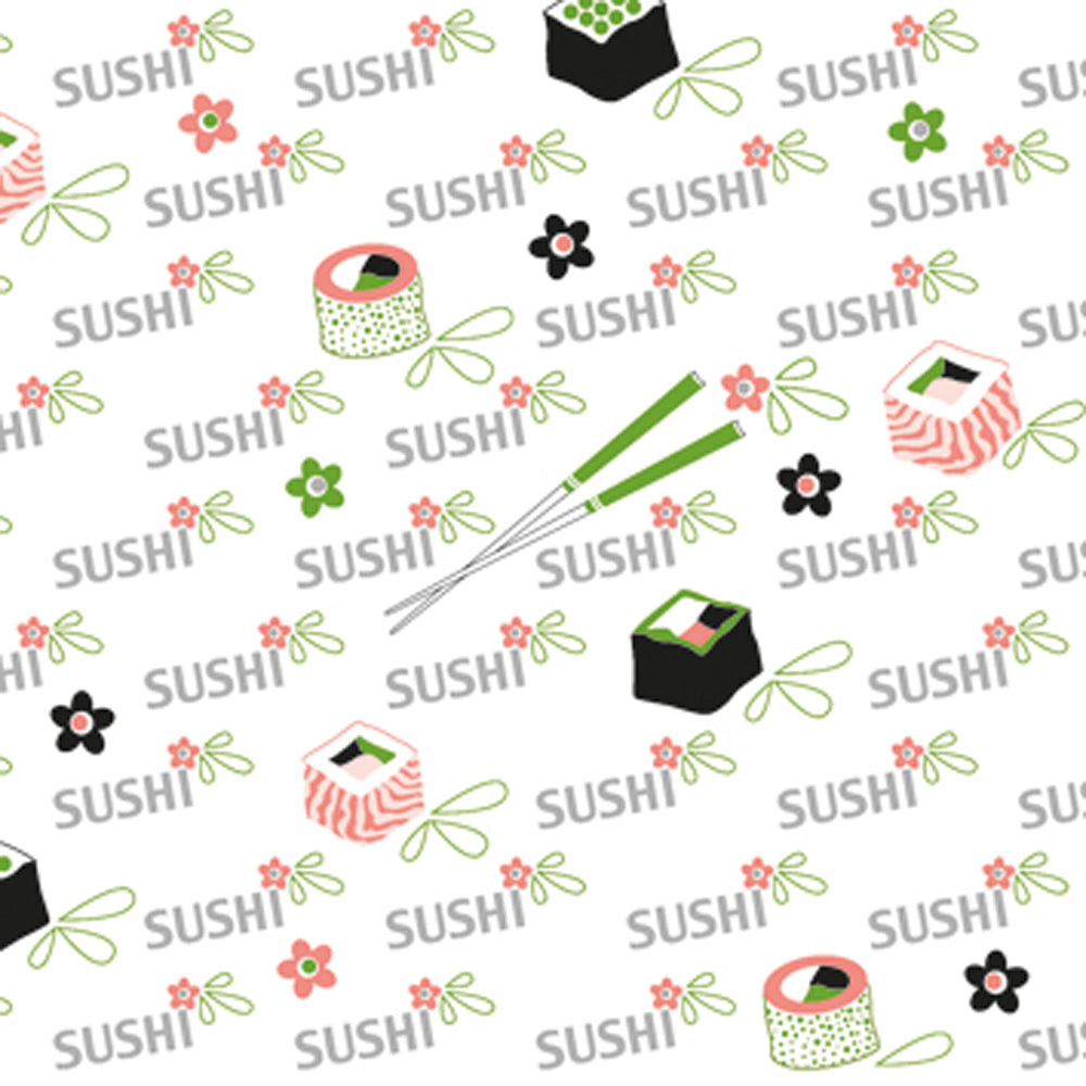 Mank Airlaid-Servietten SUSHI 40 × 40 1/4-Falz 65grA – Original-IFF-Produktbild