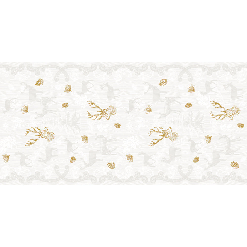 Mank Airlaid-Tischläufer BRUNO braun-gold, 40 cm × 24 m – Original-IFF