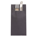 Pocket-Napkins Tissue-Deluxe schwarz, 40 × 40 cm, 4-lagig, 1/8-Falz – Original-IFF