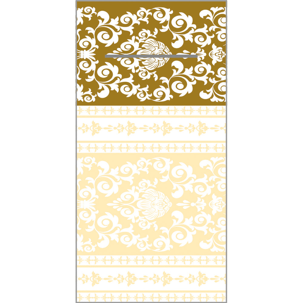Mank Pocket Napkins PASCAL gold-creme 40 × 40 1/8-Falz – Original-IFF-Produktbild