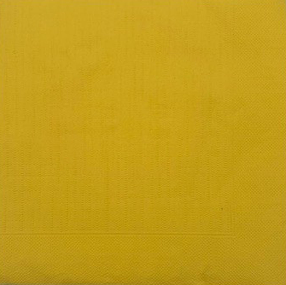 Klassik-Servietten unbed gelb 40x40 1/4-F 4-lagig