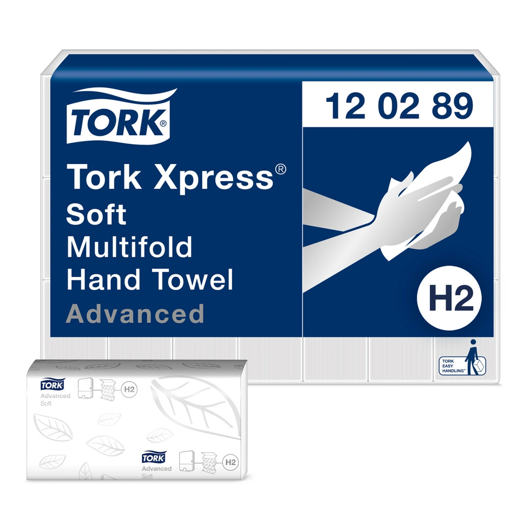 Tork Handtuch Interfold H2, 2lg. m.Präg.